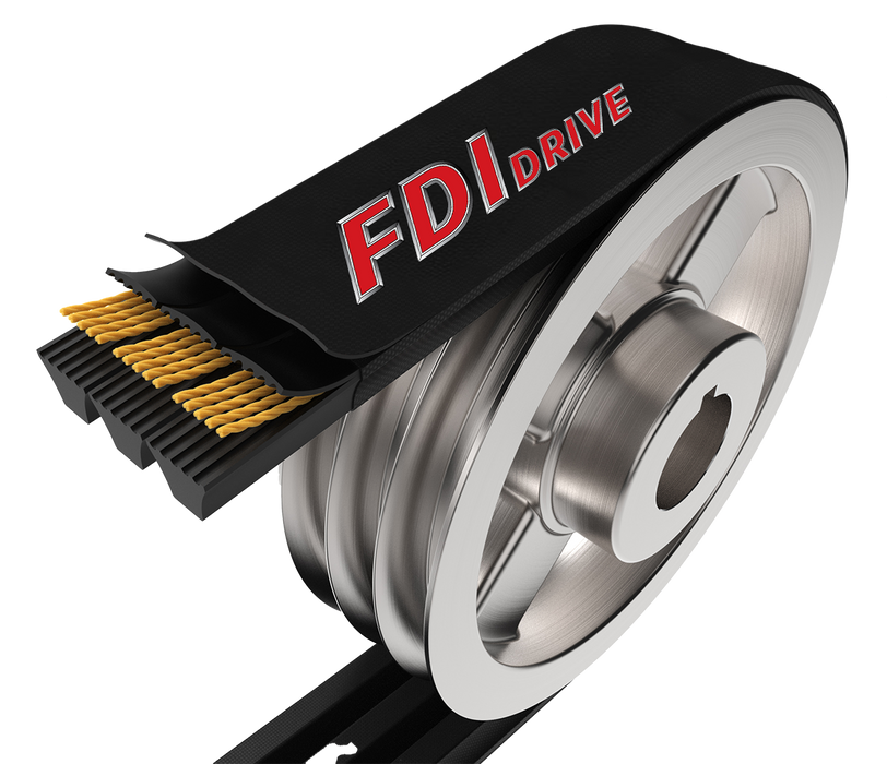 FDI AG Banded V-Belt, VB10980W, Replaces CNH #s 87629602 & 1313097C3